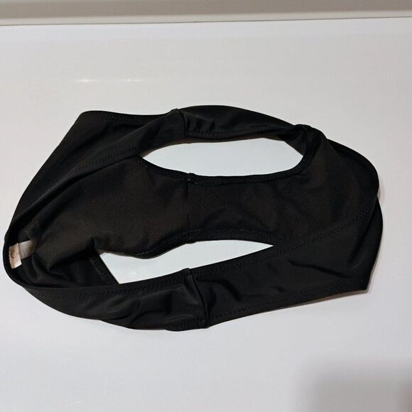 Cupshe Bikini Bottom Hipster Brief Cheeky ish Medium Rise Clean Like New Black M - Picture 8 of 11